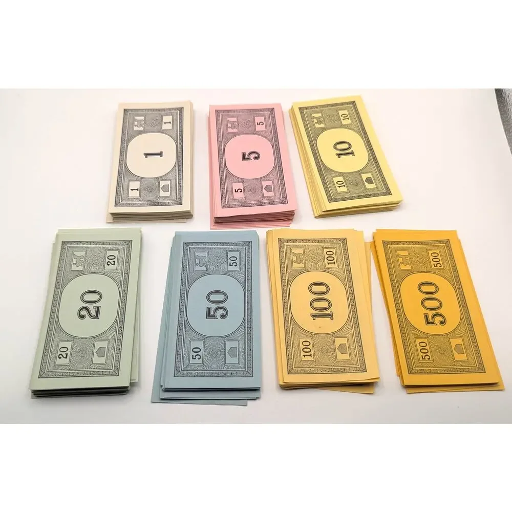 Vintage MONOPOLY Money Houses Hotels Replacement Parts Lot Parker Bros 1961 READ